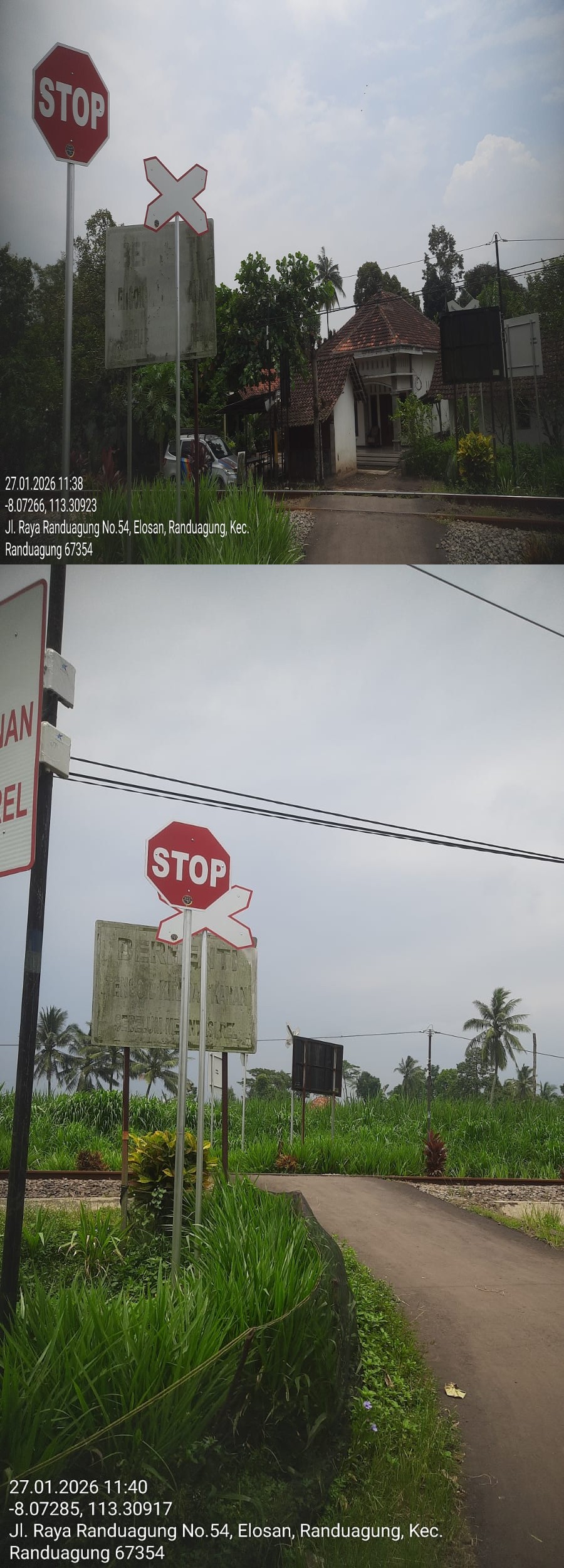 Foto Rambu Larangan Stop