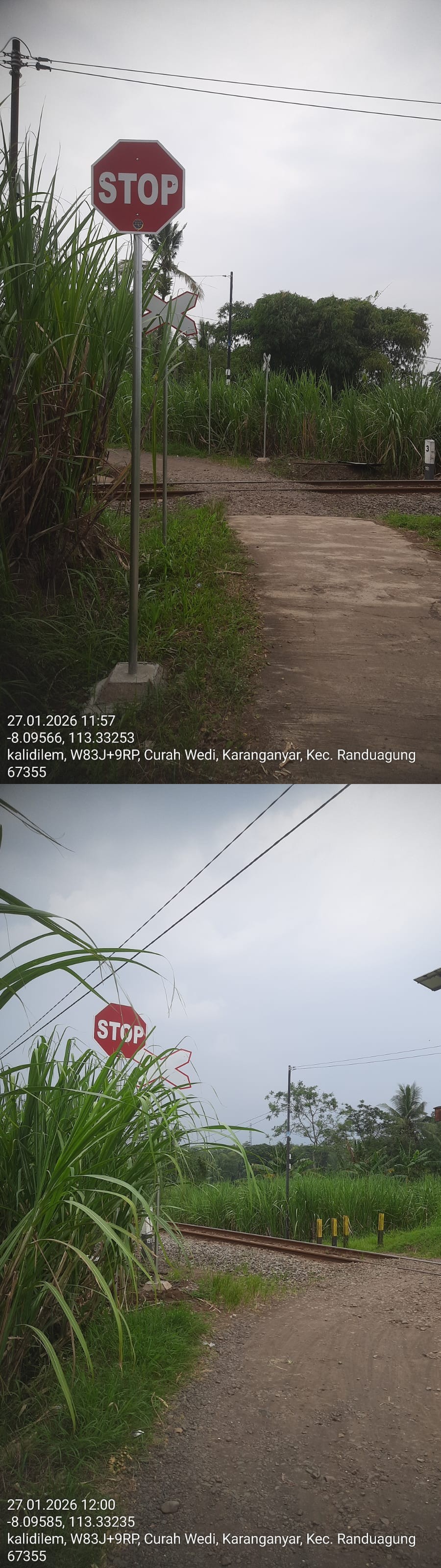 Foto Rambu Larangan Stop