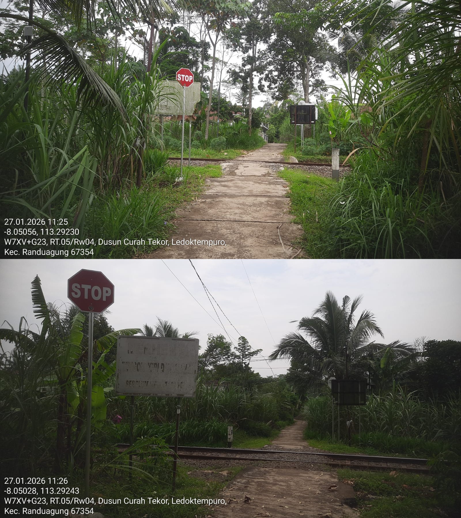 Foto Rambu Larangan Stop