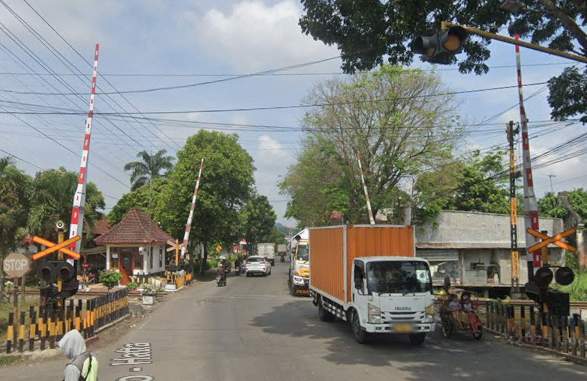 Foto Rambu Jalur Tunggal