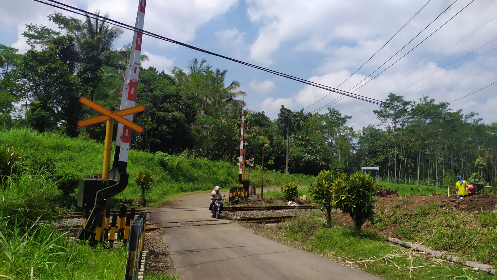 Foto Rambu Jalur Tunggal