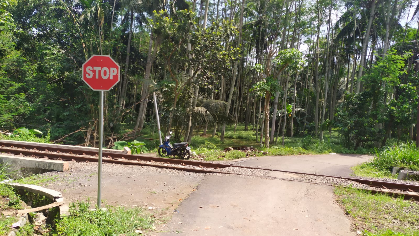 Foto Rambu Larangan Stop