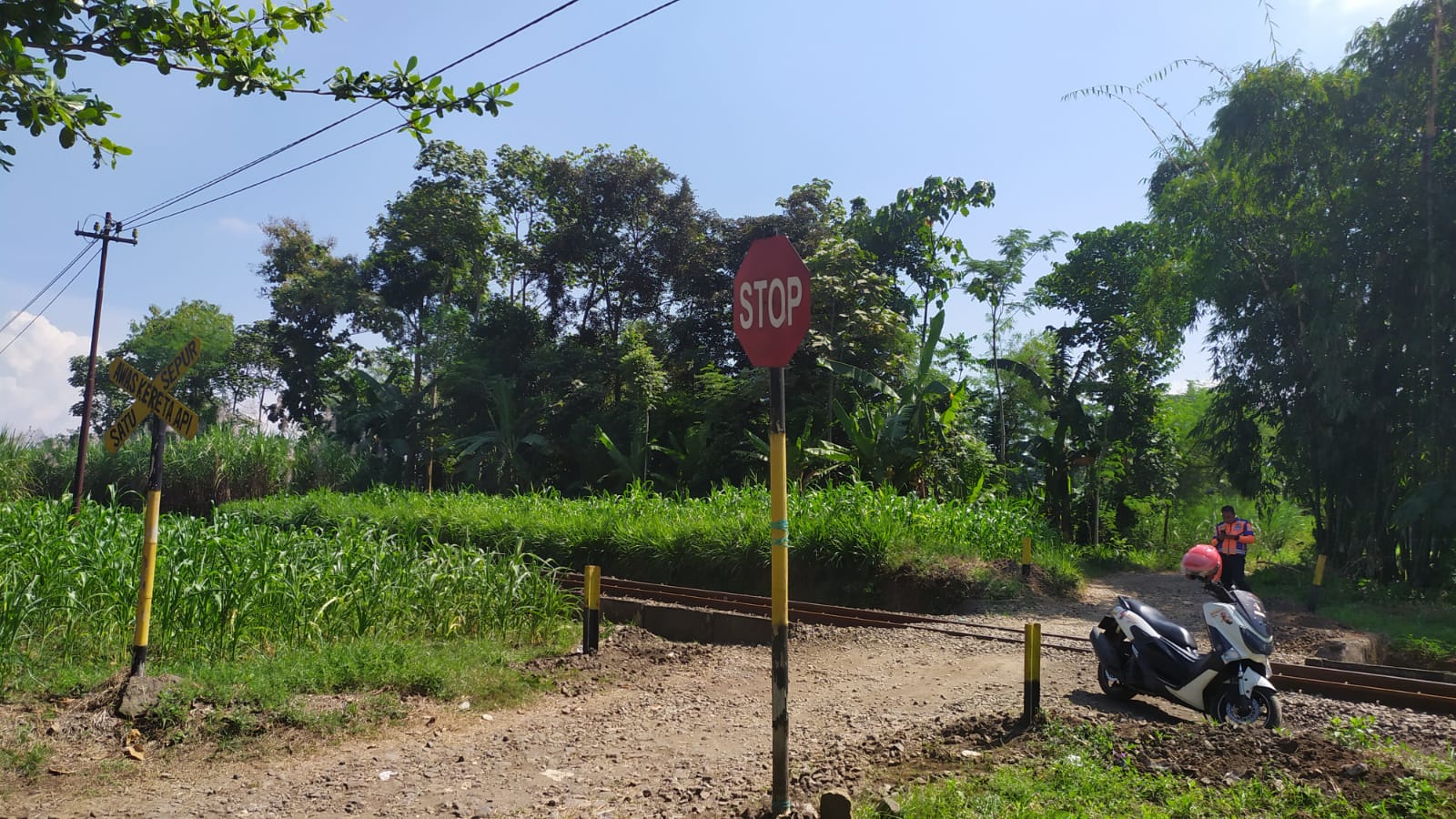 Foto Rambu Larangan Stop