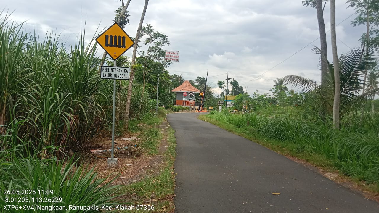 Foto Rambu Jalur Tunggal